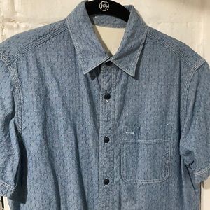 Short-Sleeve Button Down | S | Blue | Gap